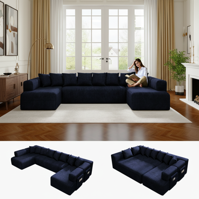 U-Shaped Compressed Sofa China Factory Supplier OEM