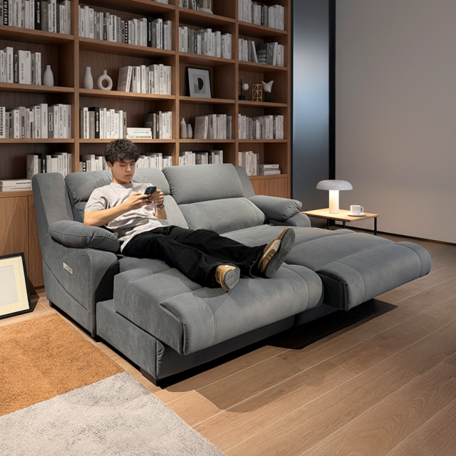 Leather Power Reclining Sectional Sofa OEM Supplier