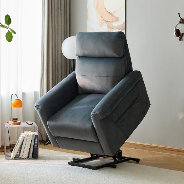 Power Lift Recliner Chair with Padded Arms OEM Supplier