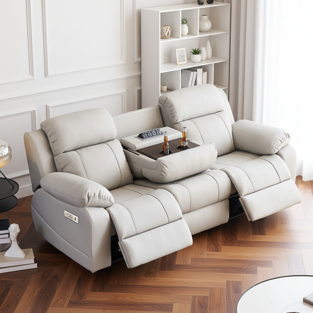Power Reclining Sofa with Cup Holders OEM Supplier