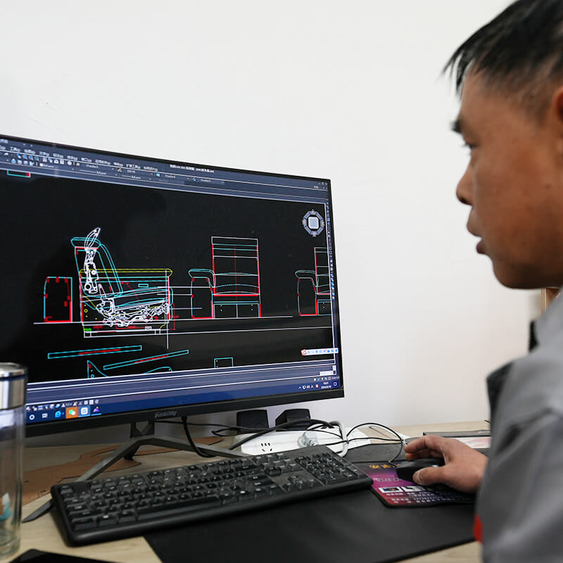 QIANTONG sofa factory wood frame workshop
