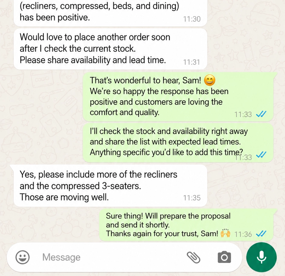 Buyer feedback image 01