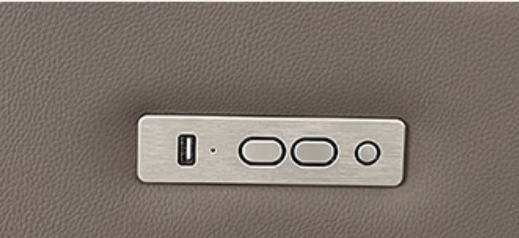 Power reclining control panel