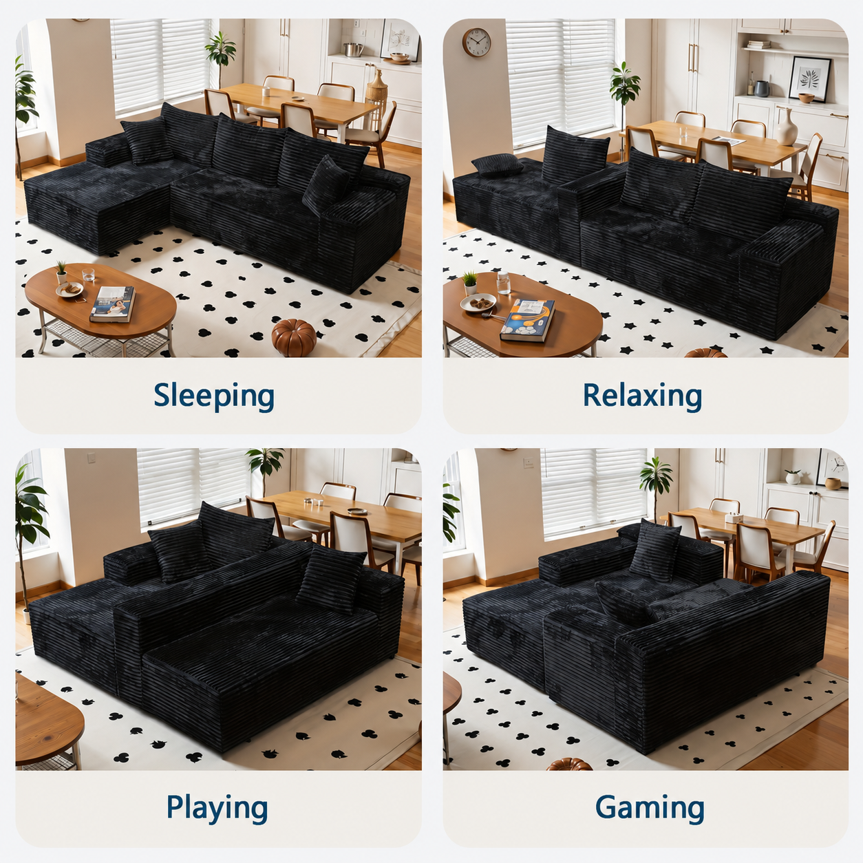 96-Inch Compressed Sofa in a Box gallery image 2